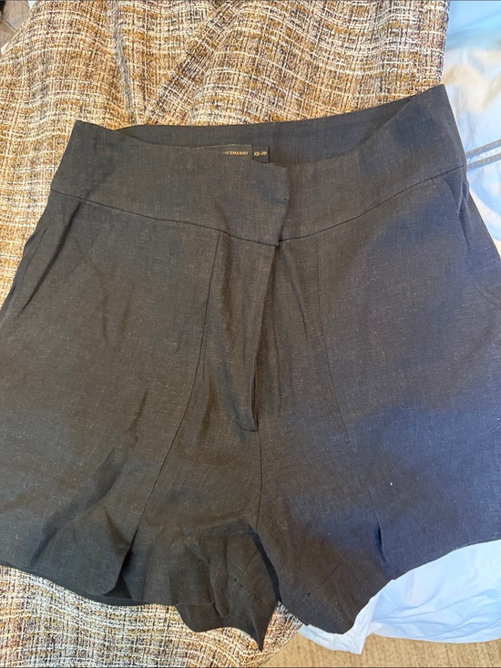 Vix Pants - Vix Black High-Waist Tailored Shorts